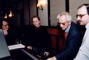 Lekcja z Natalią Sawościanik w marcu 2000 r.(zakwalifikowana do udziału w XIV Międzynarodowym Konkursie Chopinowskim w Warszawie w br.)